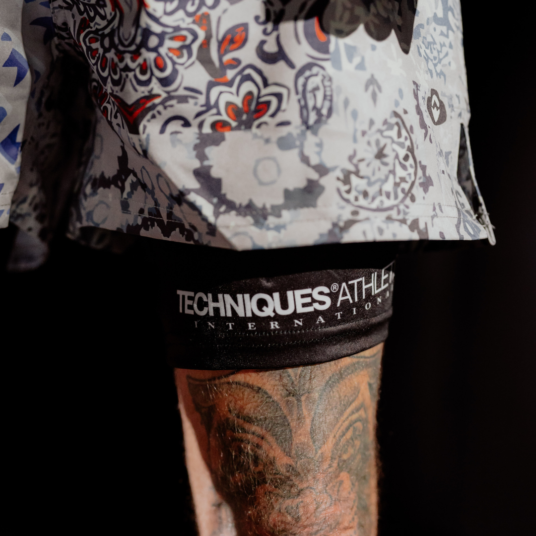 Combat Blue 2 in 1 MMA Shorts