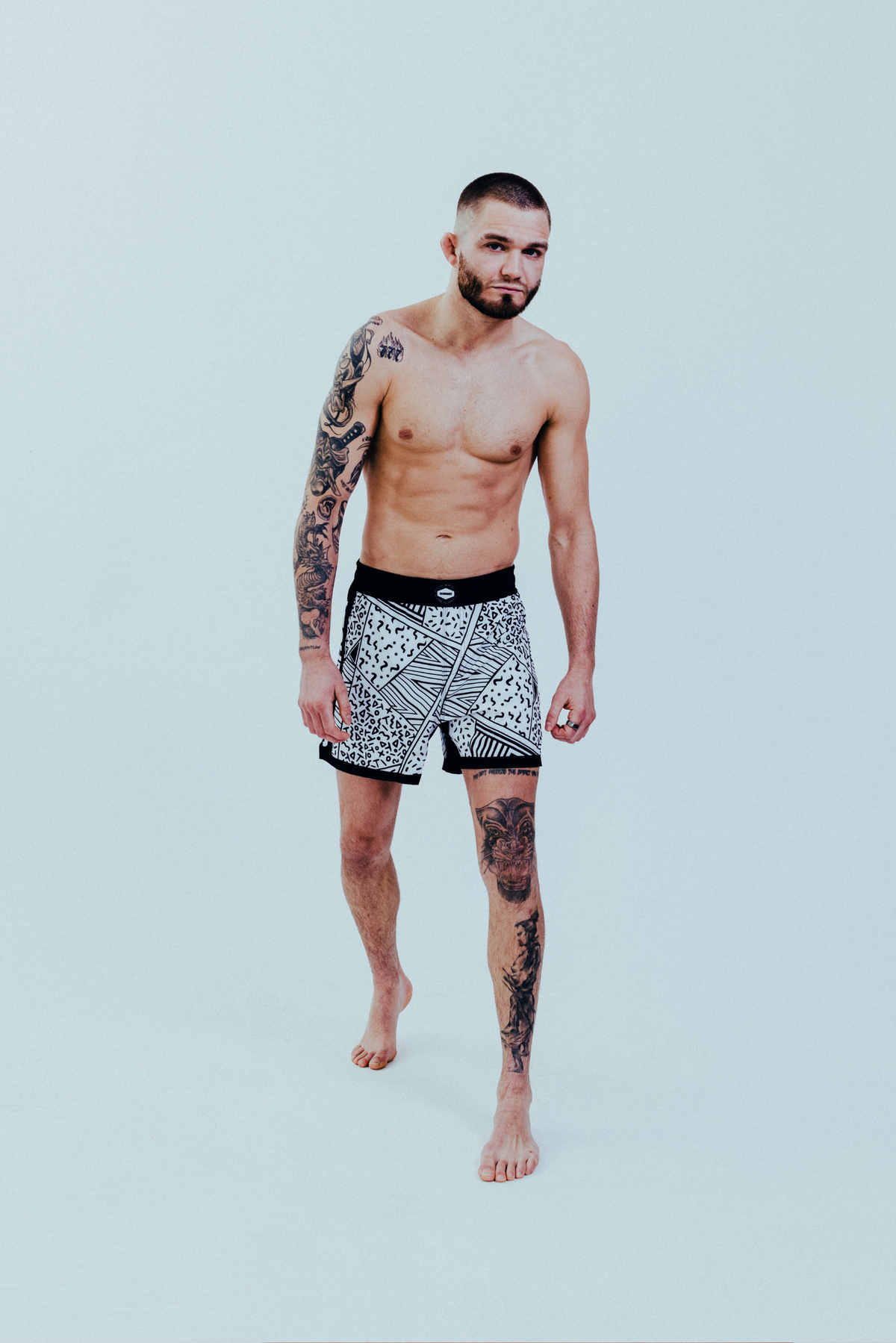 Musashi Gloves &amp; Cookies n&#39; Cream MMA Shorts