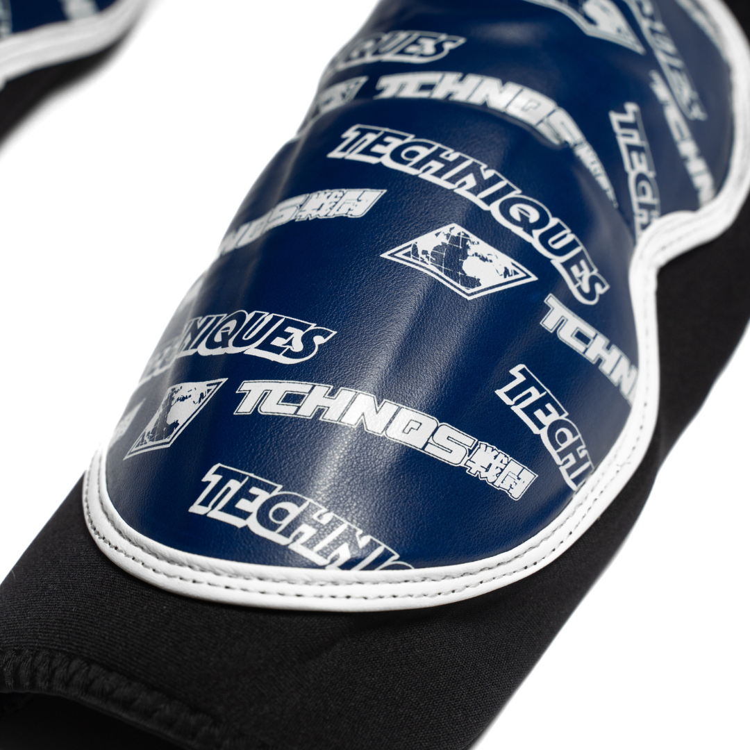 Combat Blue Elbow Guards, view 4