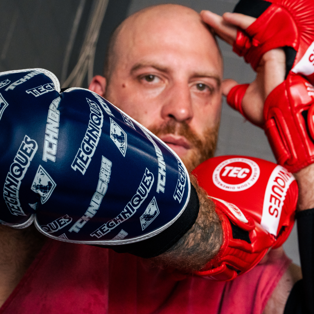 Combat Blue Elbow Guards, view 12