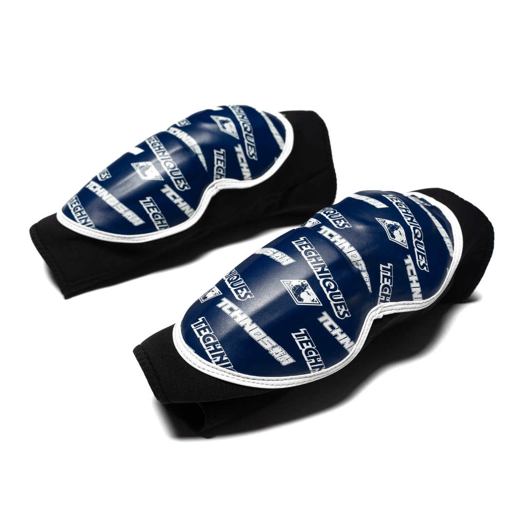 Combat Blue Elbow Guards