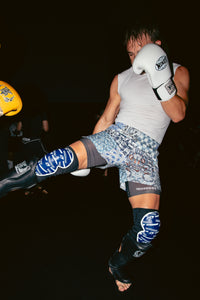Combat Blue Knee Guards