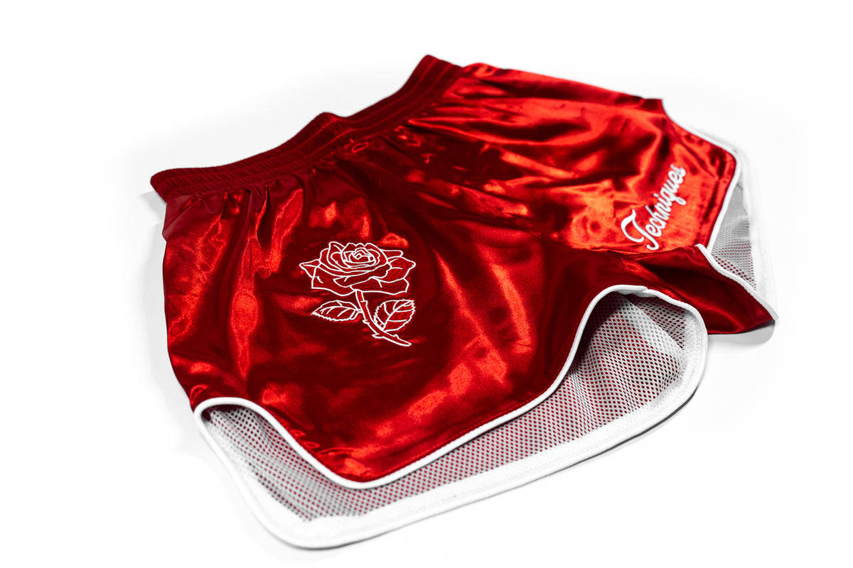 Rosé Retro Muay Thai Shorts